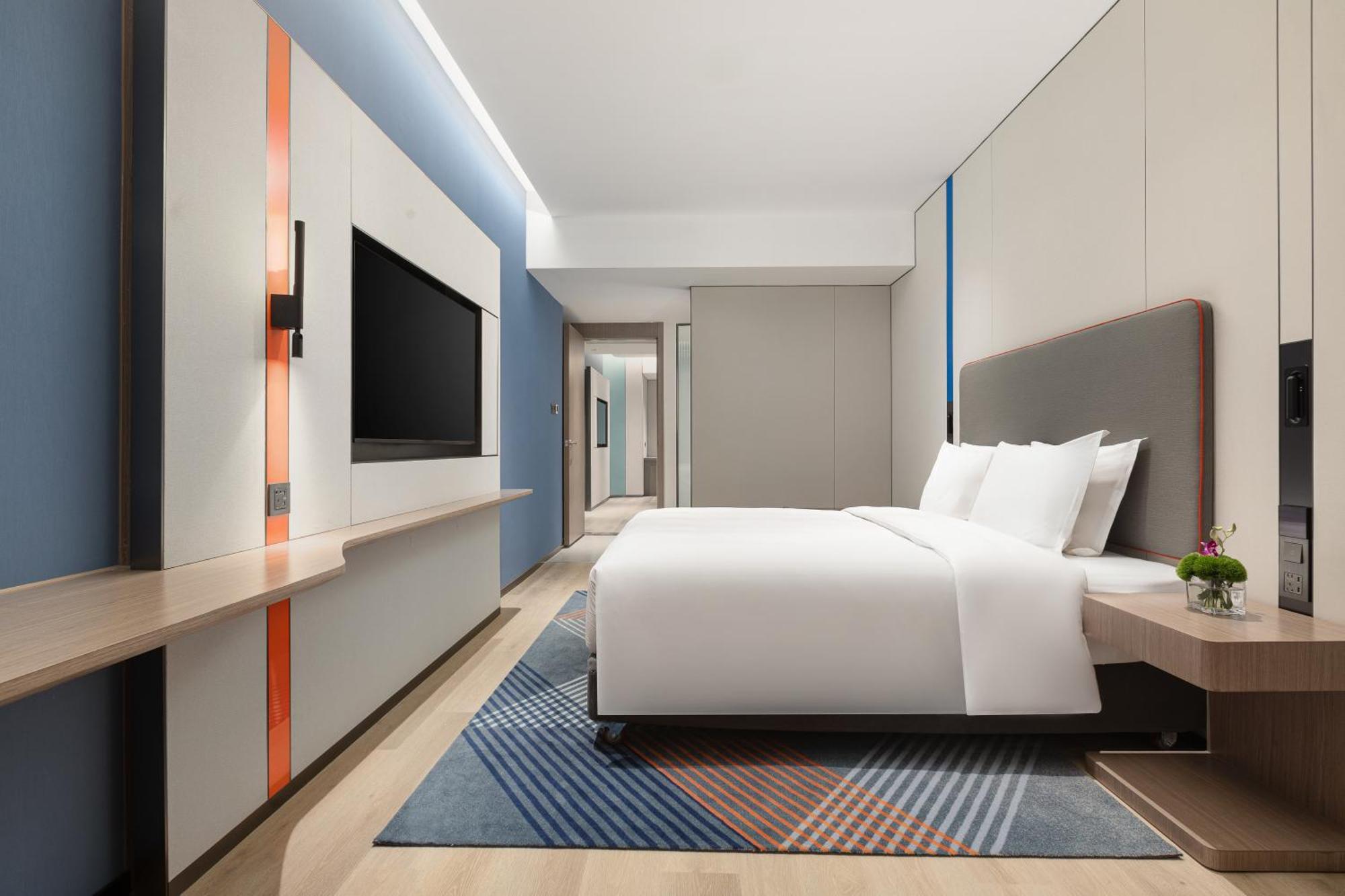 Holiday Inn Express Changfeng Park Shanghaj Zewnętrze zdjęcie
